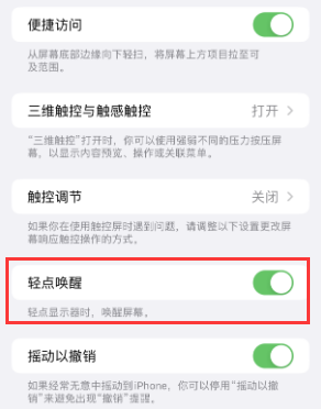 高州苹果授权维修站分享iPhone轻点无法唤醒怎么办