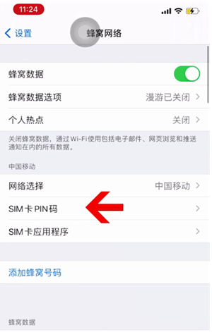 高州苹果14维修网分享如何给iPhone14的SIM卡设置密码 