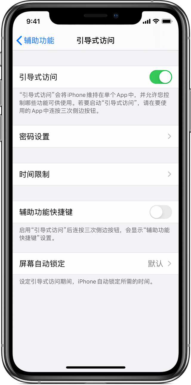 高州苹果手机维修分享如何在 iPhone 上退出引导式访问 