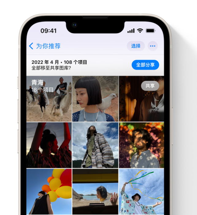 高州苹果维修网点分享在 iPhone 上使用共享图库 