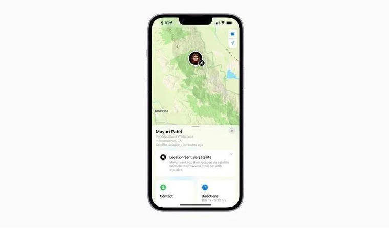 高州苹果14维修分享iPhone14系列中 FindMy功能通过卫星分享位置方法教程 