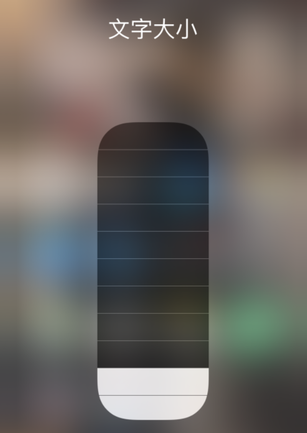 高州苹果手机维修分享小技巧：在 iPhone 控制中心快速调节字体大小 