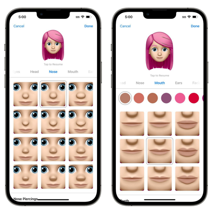 高州苹果手机维修分享​iOS 16中的拟我表情有了哪些变化和升级 